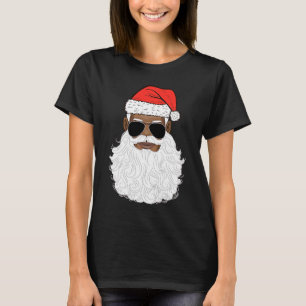 Camiseta Santa Claus Black Xmas Papai noel Afro-Americano