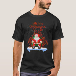 Camiseta Santa Claus Costume Famílias de Natal Matando Meni