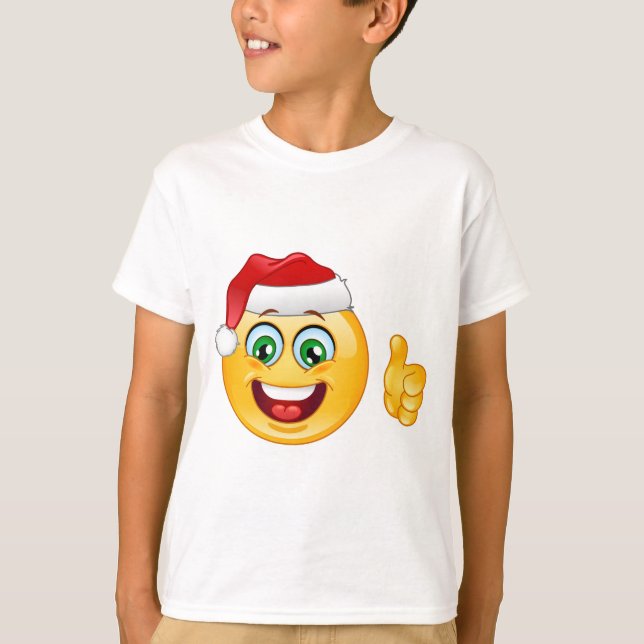 Camiseta santa claus emoji (Frente)