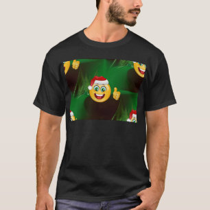 Camiseta santa claus emojis
