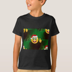 Camiseta santa claus emojis