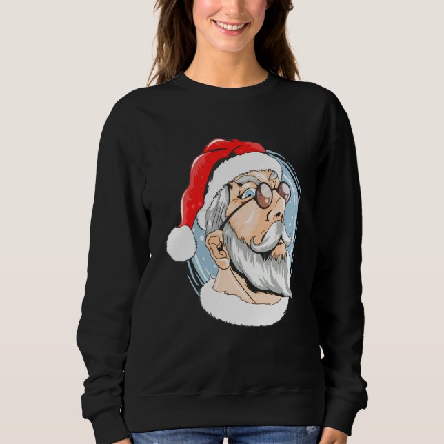 Camiseta Santa Claus face Christmas costumes for celebrants (Frente)