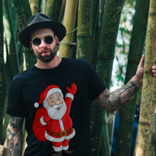 CAMISETA SANTA CLAUS FUNNY T SHIRTS PARA NATAL