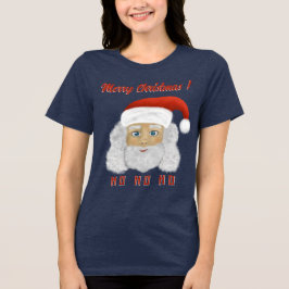 Camiseta Santa Claus HO HO HO Feliz Natal