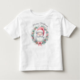 Camiseta Santa Claus Merry Christmas Toddler Shirt
