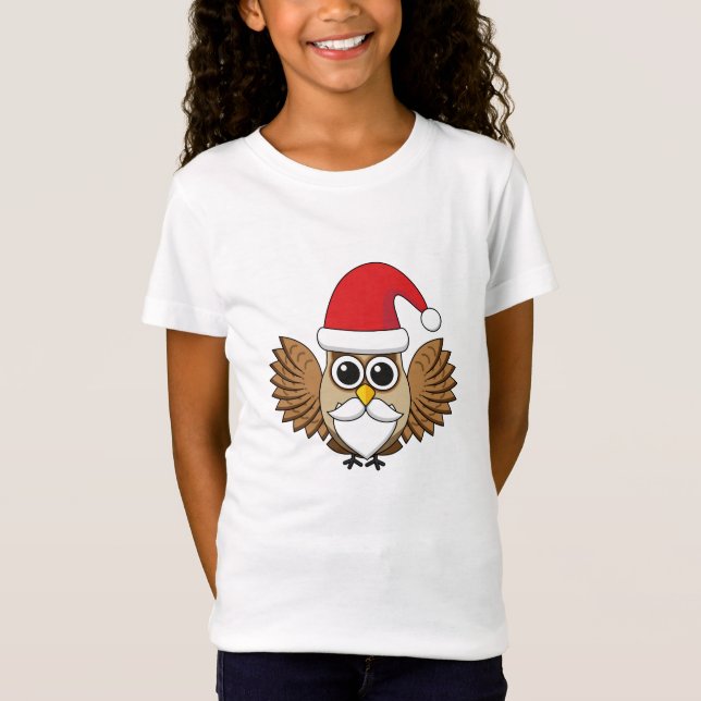 Camiseta Santa Claus Owl (Frente)