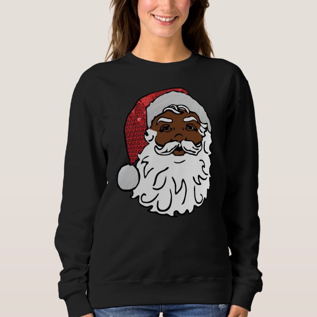 Camiseta santa claus preto sequestrado (Frente)