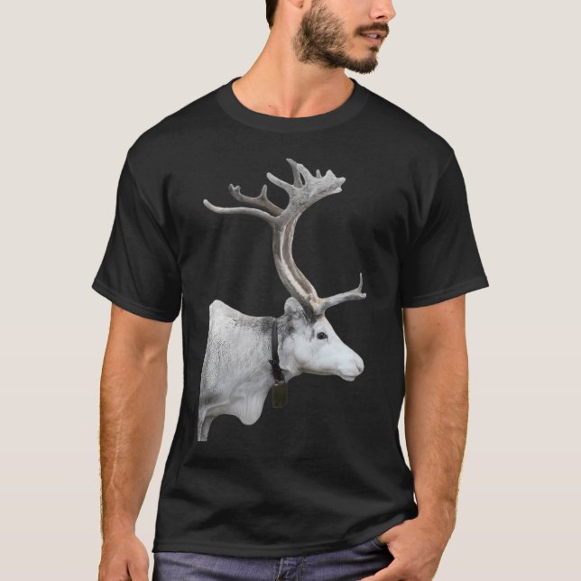 Camiseta Santa Claus Reindeer (Frente)