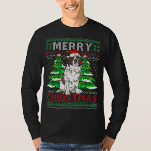Camiseta Santa Claus Santo Bernard Dog Proprietários de Ugl