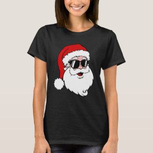 Camiseta Santa Claus Sunóculos Retrô Natal Xmas Boy Gi