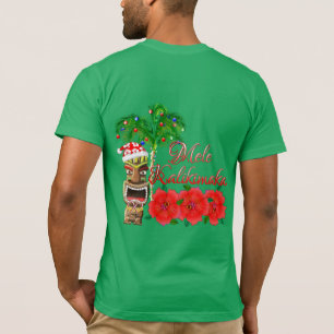 Camiseta Santa Claus Tiki Mele Kalikimaka