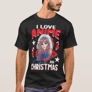 Camiseta Santa Claus Vestir Anima Menina Bonita Eu Adoro An