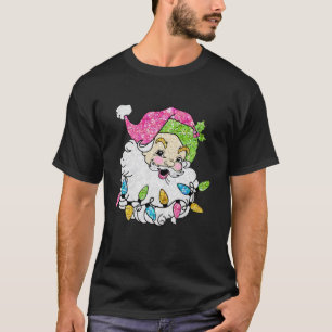 Camiseta Santa Clause Feliz de Impressão