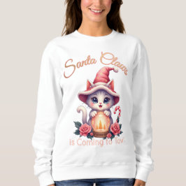 Camiseta Santa Claws – Cute Holiday Cat Design