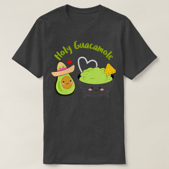 Camiseta Santa Comida Humor Avocado (Frente do Design)