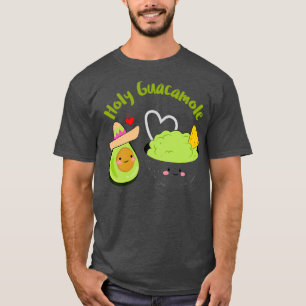 Camiseta Santa Comida Humor Avocado