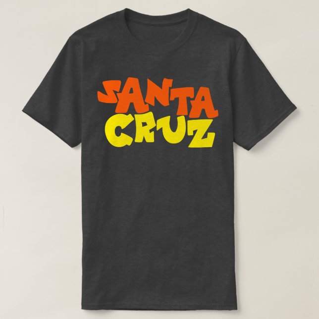 Camiseta Santa Cruz Retro Funk Skateboards Gift Skater Skat (Frente do Design)