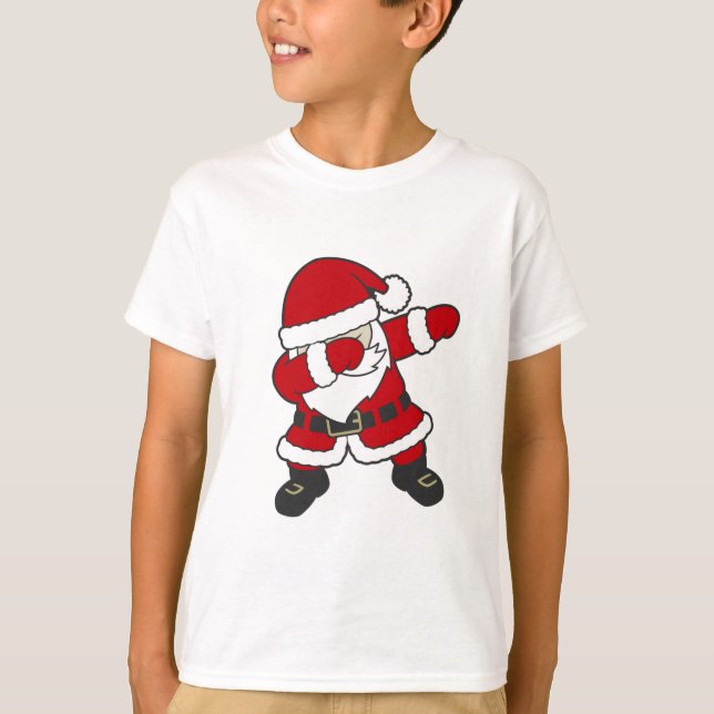 Camiseta Santa Dabbing alpargata Christmas Xmas Funny Dab (Frente)