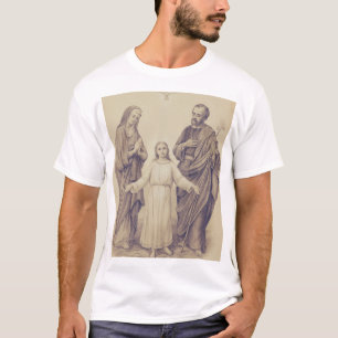Camiseta Santa Família Jesus, Virgem Maria e Santo José