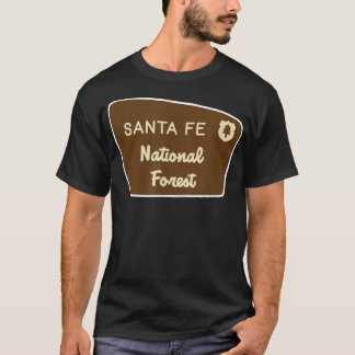 Camiseta Santa Fe National Forest Sign Retro