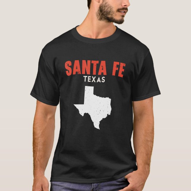 Camiseta Santa Fe Texas USA State America Travel Texas (Frente)