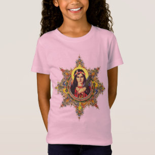 Camiseta Santa Filomena Arte Virgem Luminosa Premium