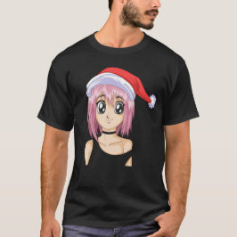 Camiseta santa girl christmas anime