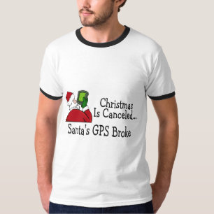 Camiseta Santa GPS quebraram o Natal são canceladas