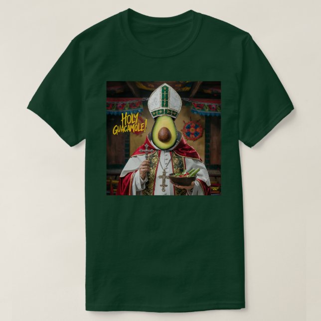 Camiseta Santa Guacamole (Frente do Design)