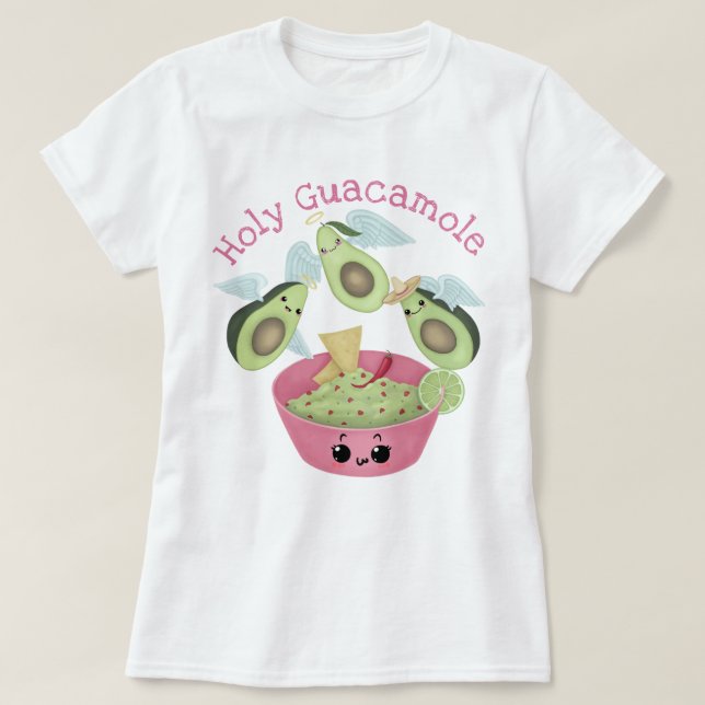Camiseta Santa Guacamole (Frente do Design)