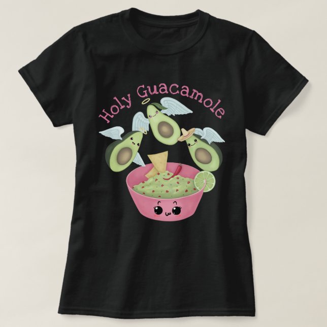 Camiseta Santa Guacamole (Frente do Design)
