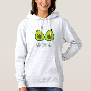Camiseta Santa Guacamole Casal Avocado Amor Mulheres Hoodie