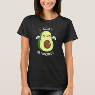 Camiseta Santa Guacamole Engraçado Goody Avocado Pun Dark B