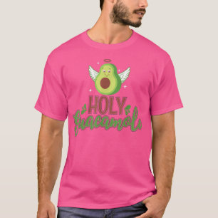 Camiseta Santa Guacamole Funny Avocado Fruta Mulheres