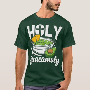 Camiseta Santa Guacamoly Funny Guacamole Avocado Comida Veg