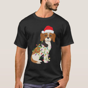 Camiseta Santa Hat Beagle Natal Ligeiramente Engraçado Cac