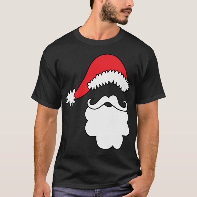 Camiseta Santa Hat Beard (Frente)