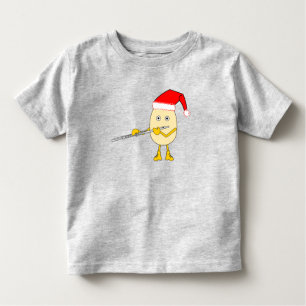 Camiseta Santa Hat Flute Egghead