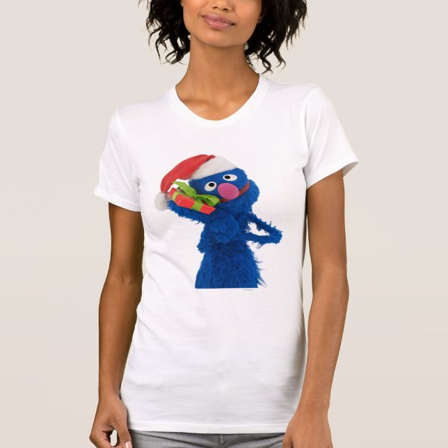 Camiseta Santa Hat Grover (Frente)