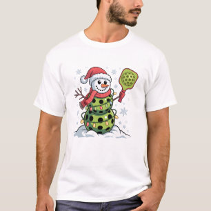 Camiseta Santa Hat Snowman Xmas Encantado Natal