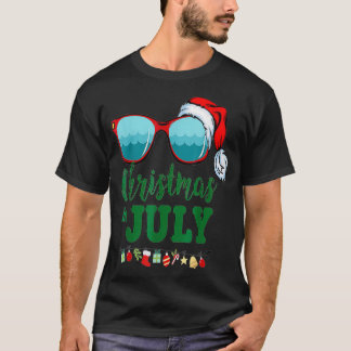 Camiseta Santa Hat Sunglass Natal De Verão Em Hallmark 