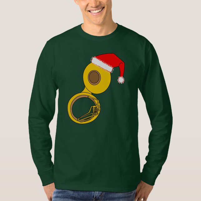 Camiseta Santa Hat Tuba (Frente)