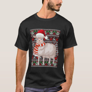 Camiseta Santa Hat Ugly Sweater Homens Mulheres Natal Sh