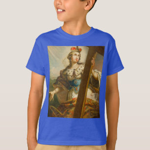 Camiseta Santa Helena com a Vera Cruz Arte Sacra