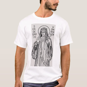 Camiseta Santa Hildegarda de Bingen abadessa beneditina