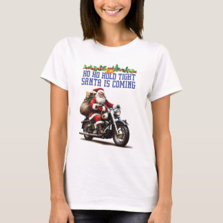 Camiseta Santa is coming Women White