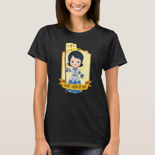 Camiseta Santa Joana D'Arc Para Crianças Meninas Católicas