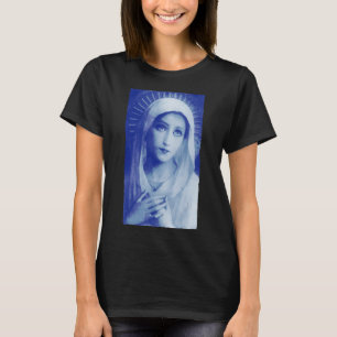 Camiseta Santa Mãe Maria Mãe de Jesus Vintage Católica