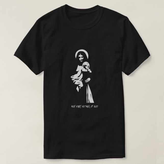 Camiseta Santa Maria Mãe de Deus. (Frente do Design)