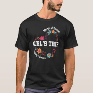 Camiseta Santa Monica Girls Trip 2023 Making Memories Flowe
